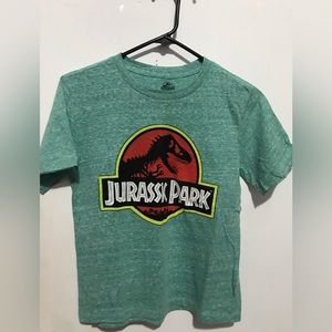 Boys size XL Green Jurassic Park tee shirt